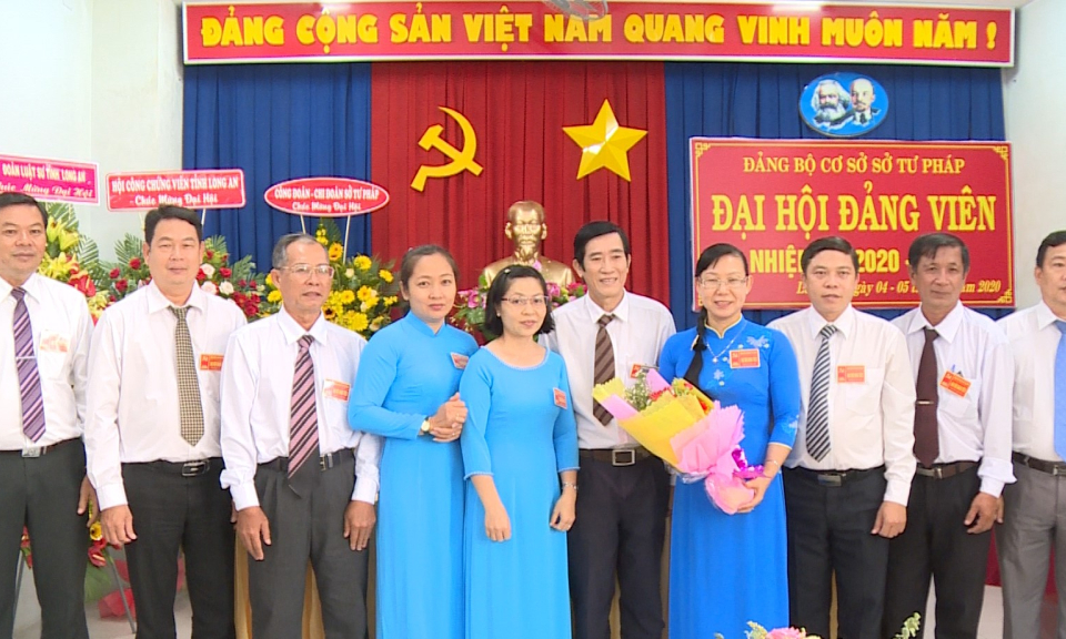 Đại hội đảng viên Đảng bộ cơ sở Sở Tư pháp, nhiệm kỳ 2020 &#8211; 2025