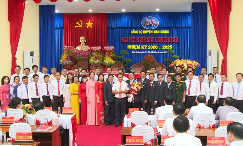 Đại hội Đại biểu lần thứ XII Đảng bộ huyện Cần Giuộc, nhiệm kỳ 2020-2025 thành công tốt đẹp