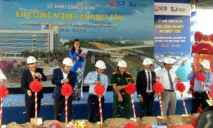 Tân Trụ: Khởi công Khu Công Nghiệp An Nhựt Tân