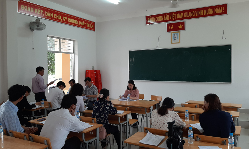 TP Tân An: Kiểm tra công tác chuẩn bị kỳ thi tốt nghiệp THPT năm 2020