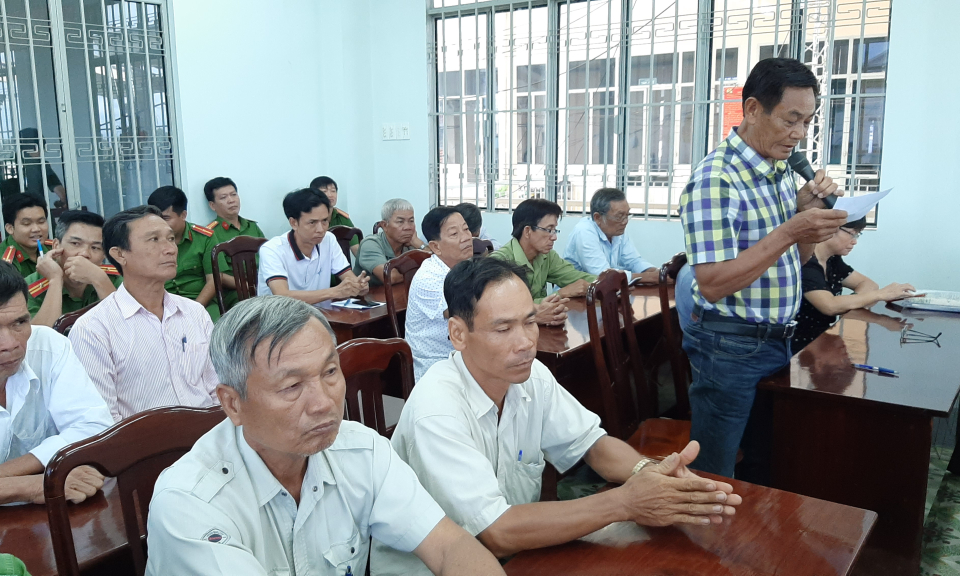 Công an TP. Tân An tổ chức đối thoại trực tiếp với nhân dân về thủ tục hành chính