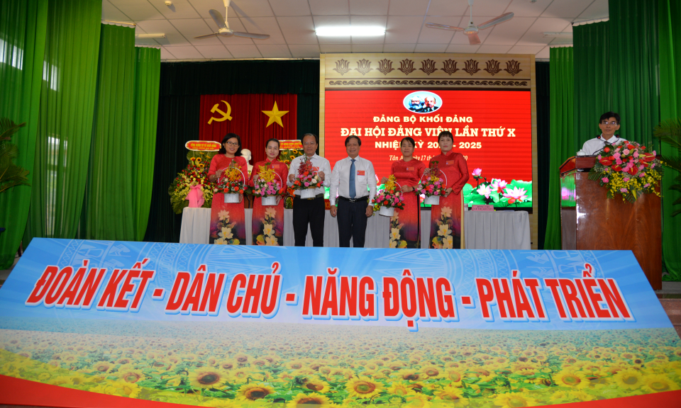 TP Tân An: Đảng bộ khối Đảng Đại hội Đảng viên, nhiệm kỳ 2020-2025