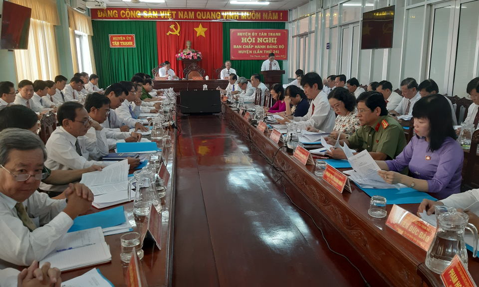 Hội nghị Ban chấp hành Đảng bộ Tân Thạnh lần thứ 24