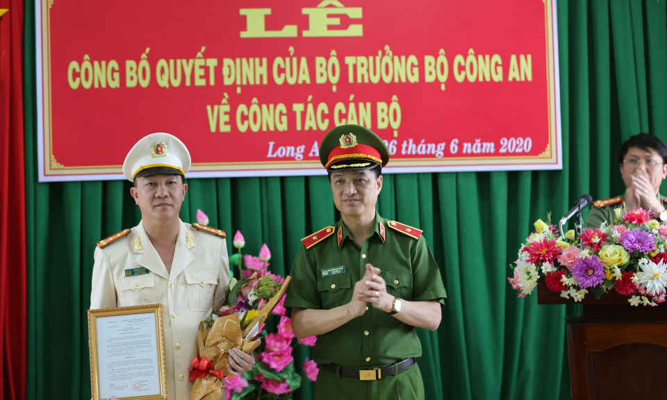 Đại tá Lâm Minh Hồng- Tân Giám đốc Công an tỉnh Long An