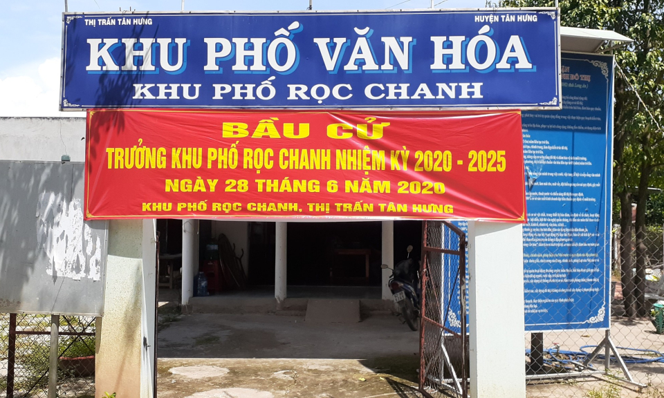 Tân Hưng sẵn sàng cho cuộc bầu cử trưởng ấp-khu phố, NK 2020 – 2025