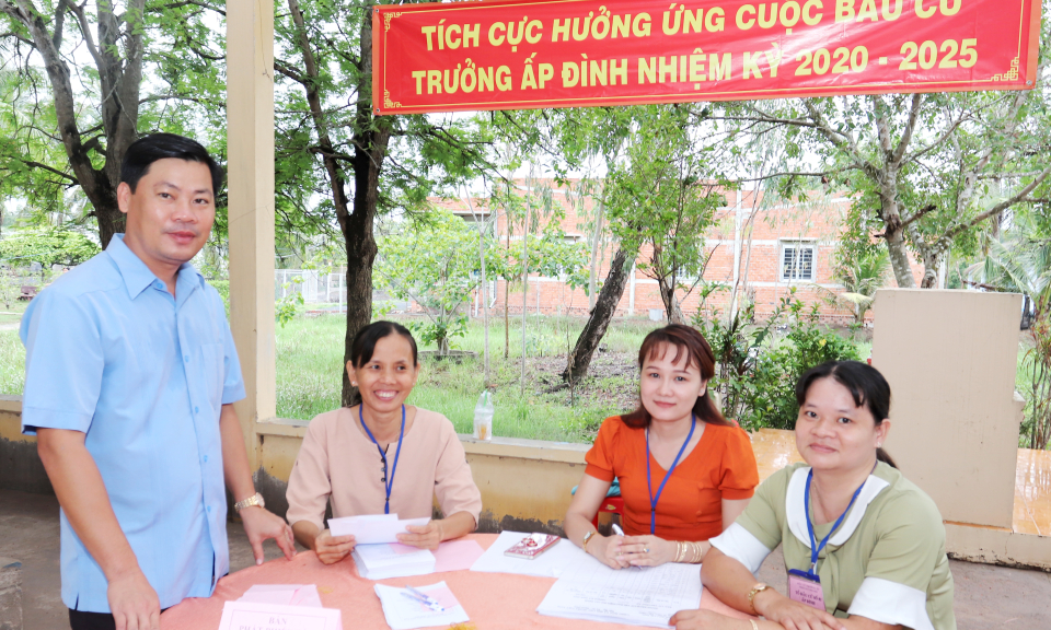 Cần Đước, Đức Huệ, Châu Thành hoàn thành bầu cử trưởng ấp-khu phố, nhiệm kì 2020 – 2025