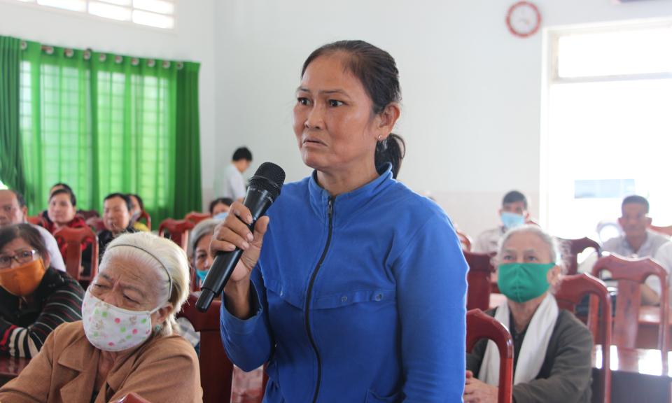 Đối thoại chính sách giảm nghèo tại Thủ Thừa