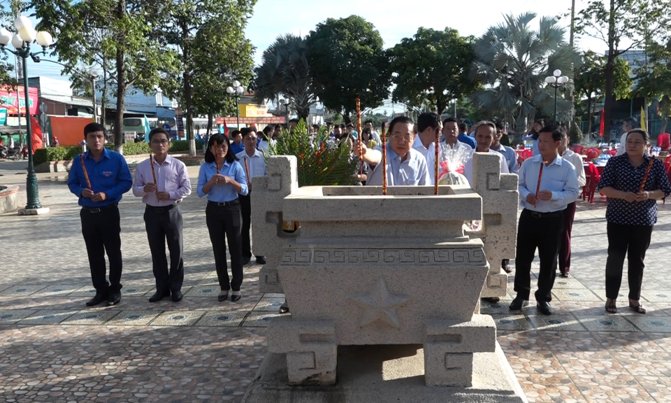 Cần Giuộc: Dâng hương kỷ niệm 48 năm ngày hy sinh AHLLVTND &#8211; Nguyễn Thái Bình