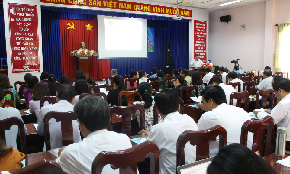 Sơ kết hoạt động công đoàn 6 thánh đầu năm