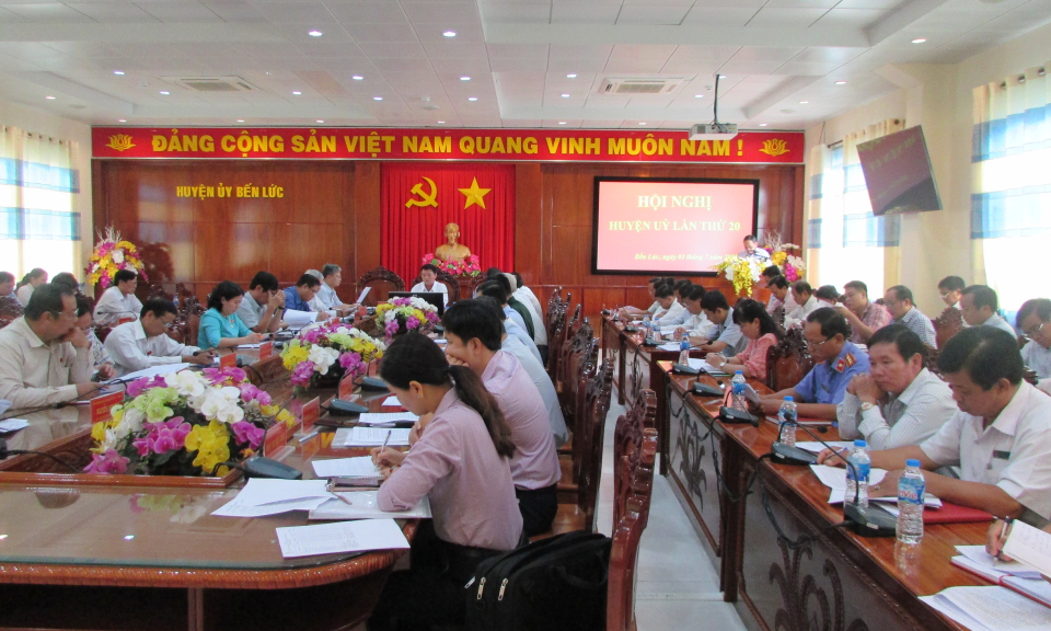 Hội nghị huyện ủy Bến Lức lần thứ 20, khoá XI