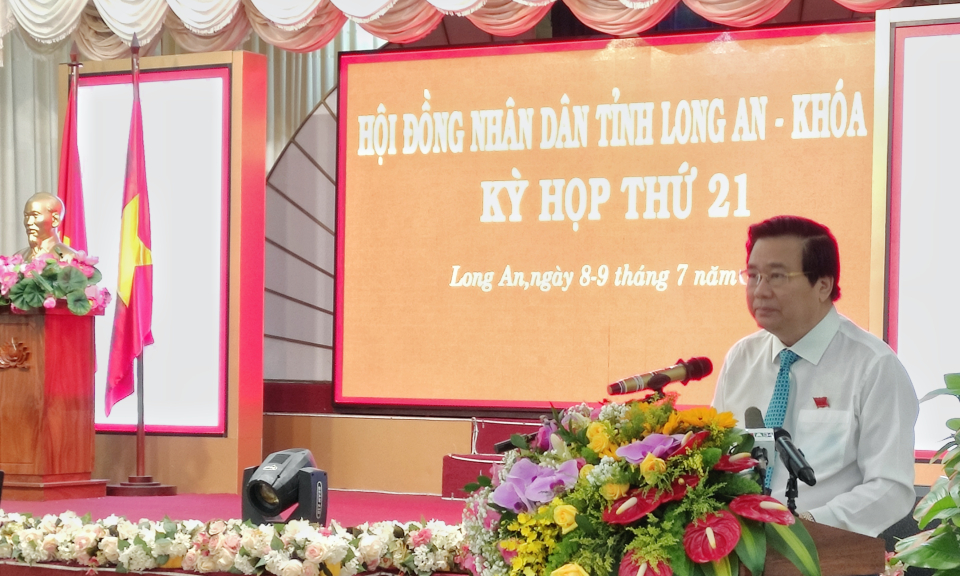 Khai mạc kỳ họp thứ 21 HĐND tỉnh Long An khóa IX