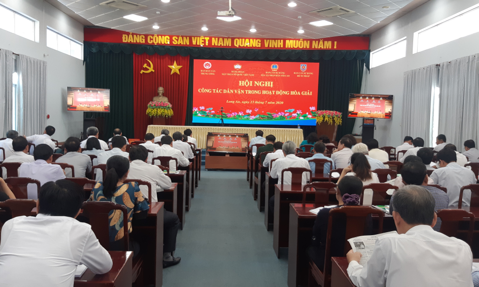 Hội nghị trực tuyến toàn quốc về công tác dân vận trong hoạt động hòa giải