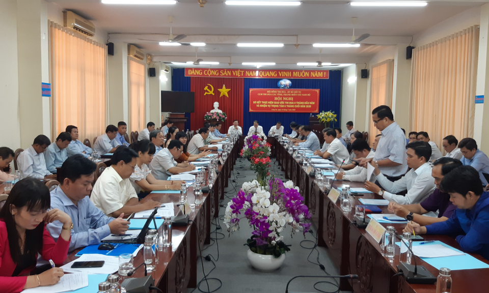 Cụm thi đua các tỉnh, thành miền Tây Nam Bộ: Sơ kết thực hiện giao ước thi đua 6 tháng đầu năm 2020