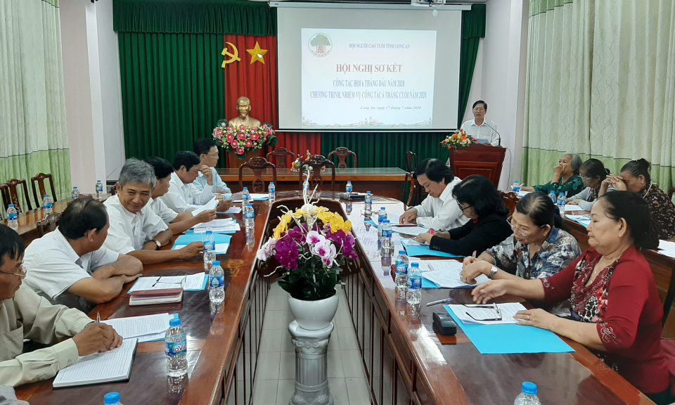 Hội Người cao tuổi tỉnh Long An triển khai nhiệm vụ 6 tháng cuối năm 2020