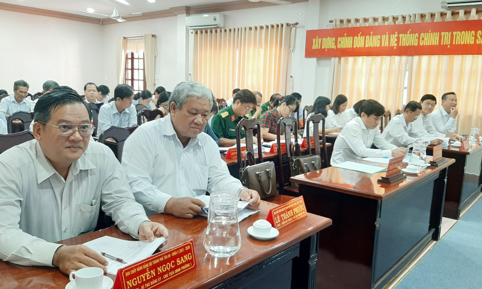 Hội nghị Ban Chấp hành Đảng bộ thành phố Tân An, nhiệm kỳ 2015 – 2020