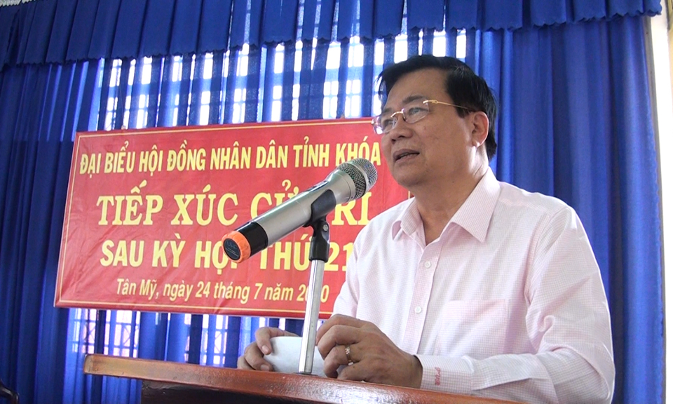 Cử tri các địa phương trong tỉnh kiến nghị nhiều vấn đề về xây dựng kết cấu hạ tầng