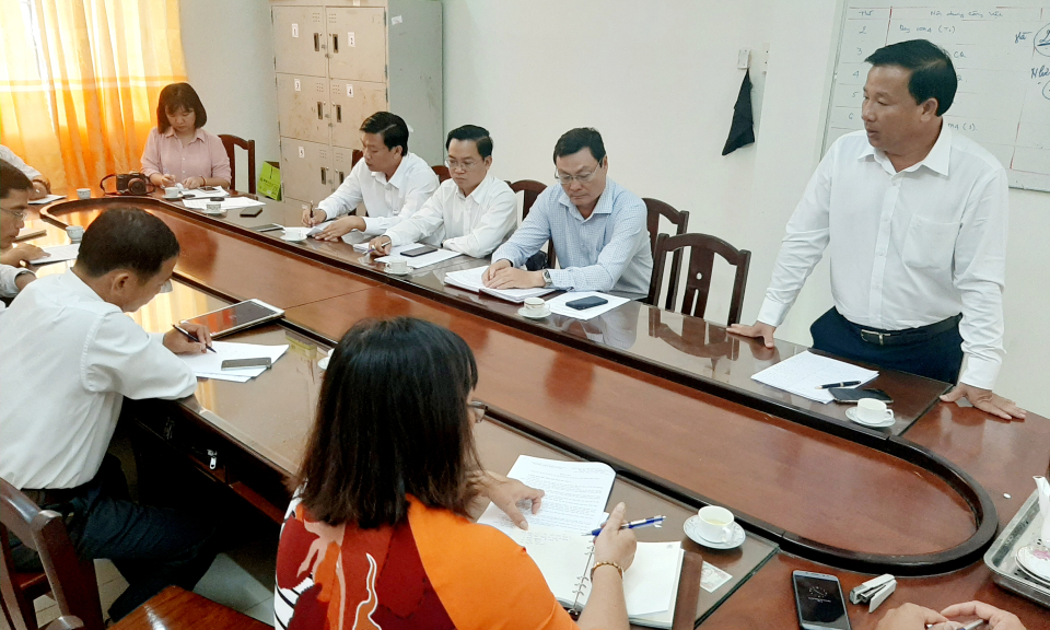 Kiểm tra công tác chuẩn bị kỳ thi tốt nghiệp THPT tại Tân Thạnh và TX Kiến Tường