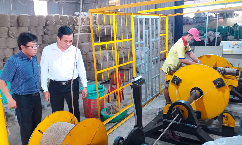 Tân Thạnh: Nghiệm thu đề án khuyến công địa phương năm 2020