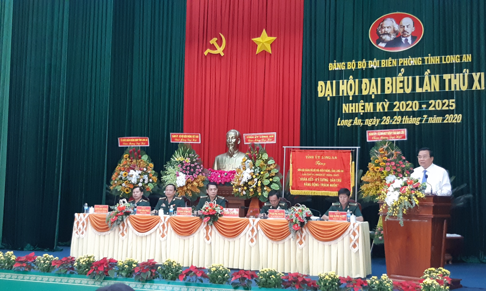 Đại hội đại biểu Đảng bộ Bộ đội biên phòng tỉnh Long An lần thứ XI, nhiệm kỳ 2020-2025