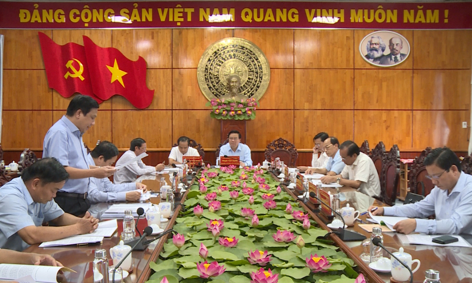 BTV Tỉnh thông qua văn kiện Đại hội đại biểu Đảng bộ Khối các cơ quan và doanh nghiệp tỉnh