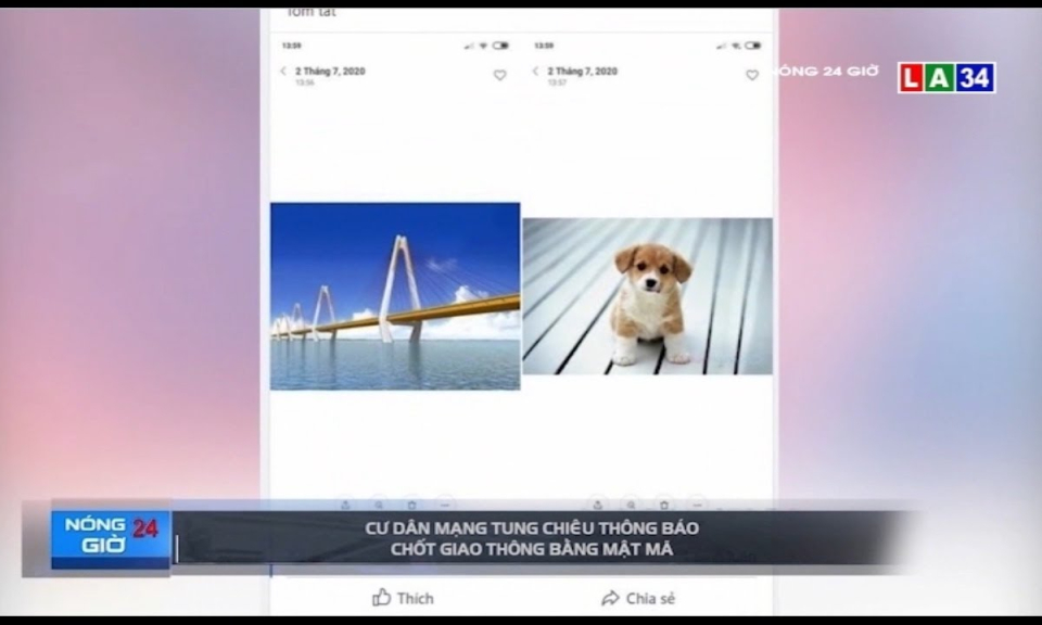 Tin nóng 24 giờ | Cư dân mạng tung chiêu thông báo chốt giao thông bằng mật mã