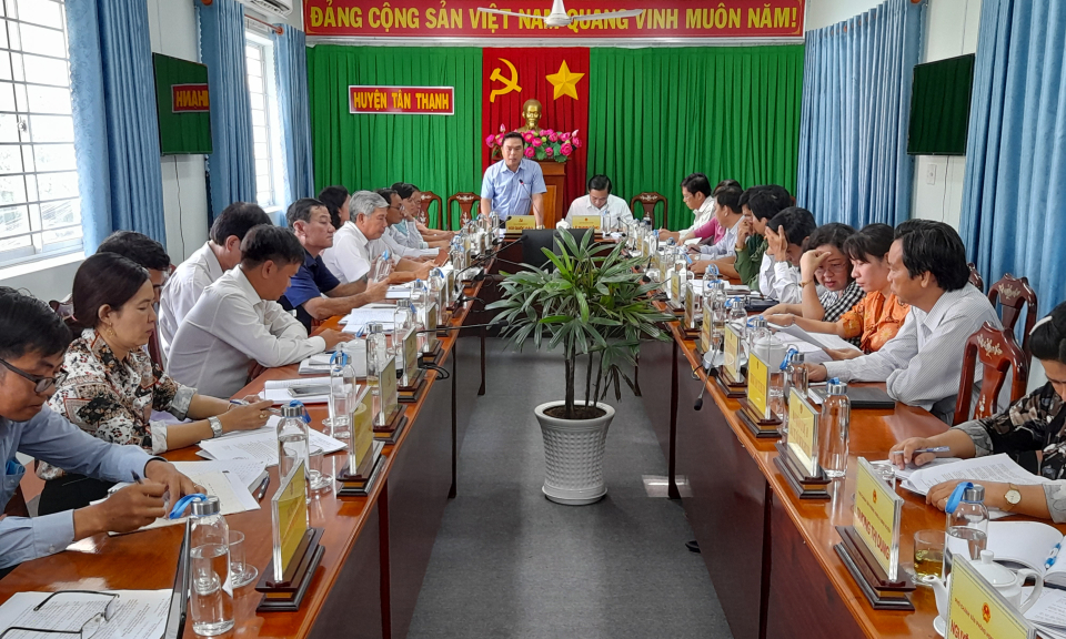 Tân Thạnh tổ chức phiên họp tháng 7 năm 2020