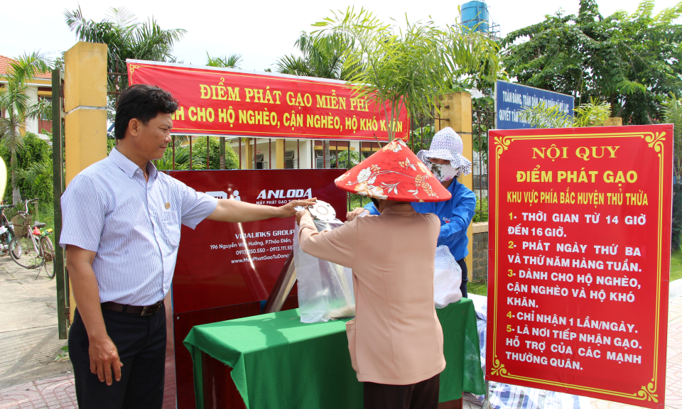 Thủ Thừa: Lắp đặt ATM gạo tại xã Mỹ Lạc