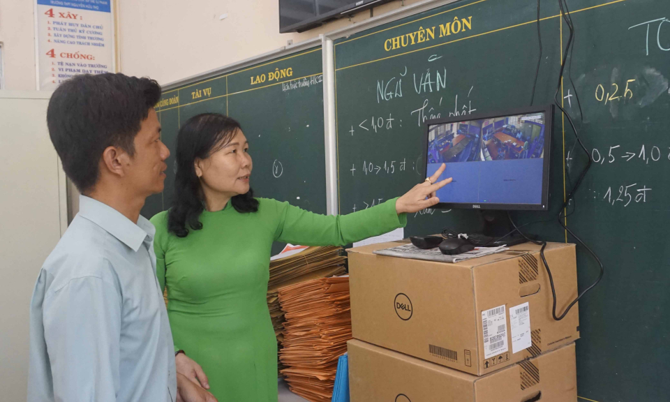 Bến Lức : Hoàn tất công tác chuẩn bị cơ sở vật chất Kỳ thi tốt nghiệp THPTQG năm 2020