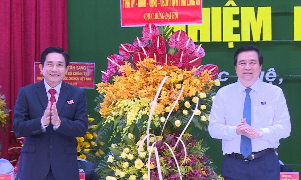 Khai mạc Đại hội đại biểu Đảng bộ huyện Đức Huệ lần thứ XII, nhiệm kỳ 2020 – 2025