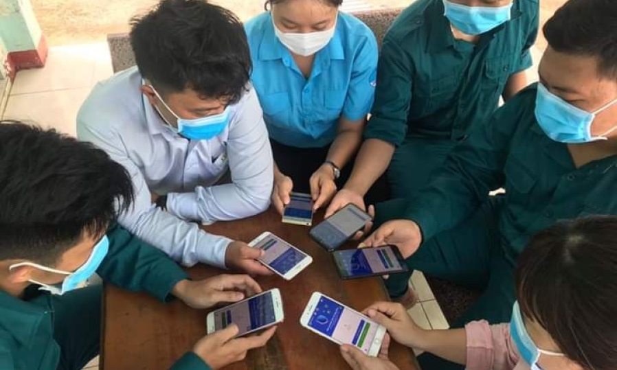 Đức Hòa: Hơn 35.000 người cài đặt ứng dụng Bluezone