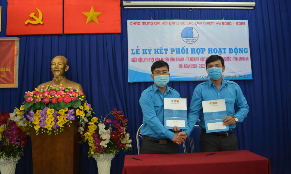 Cần Giuộc: Ký kết liên tịch phối hợp tổ chức các hoạt động Hội và phong trào thanh niên