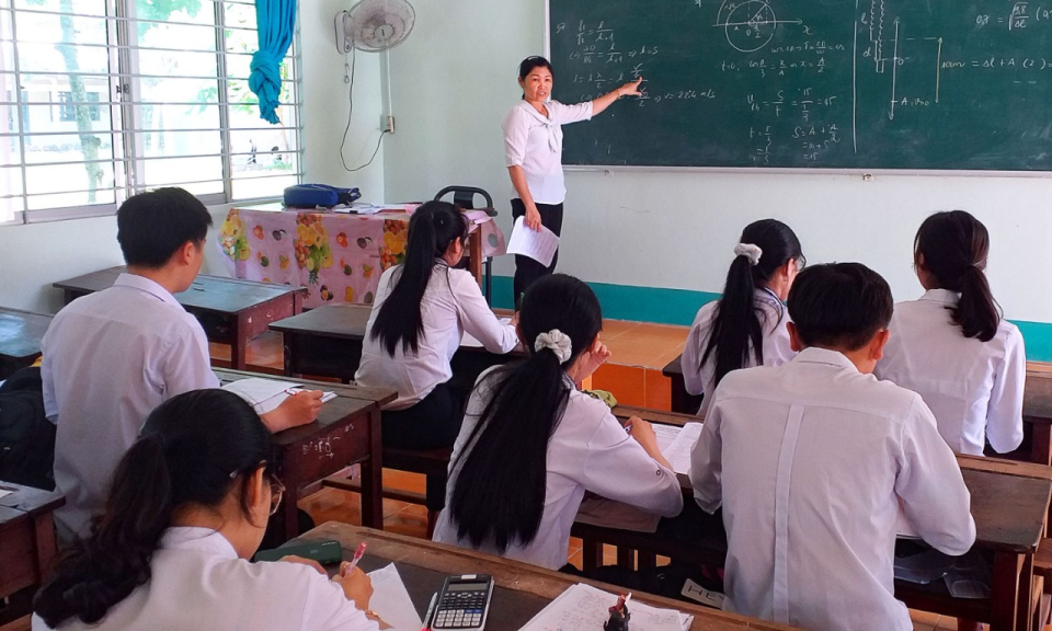 Trường THPT Tân Thạnh sẵn sàng cho kỳ thi tốt nghiệp THPT quốc gia năm 2020