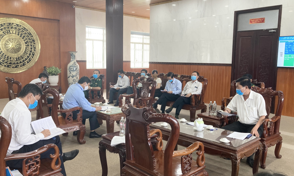 Long An tăng cường công tác phòng chống dịch bệnh Covid 19.