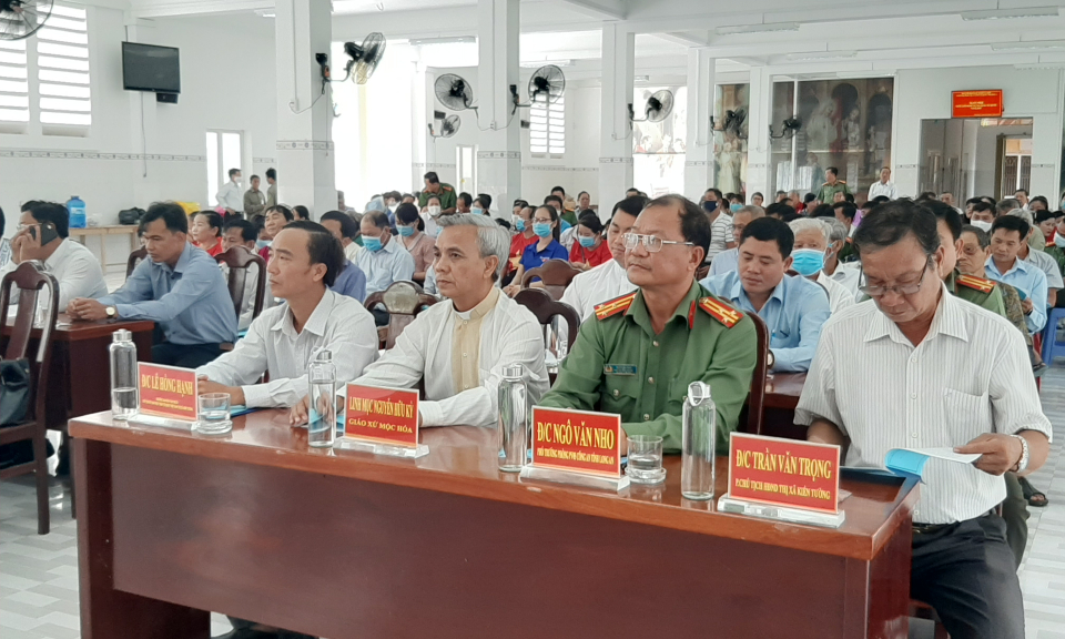 TX Kiến Tường: Ngày hội điểm Toàn dân bảo vệ an ninh tổ quốc tại giáo xứ Mộc Hóa