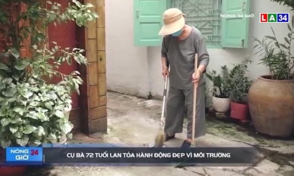 Cụ bà 72 tuổi lan tỏa hành động đẹp vì môi trường