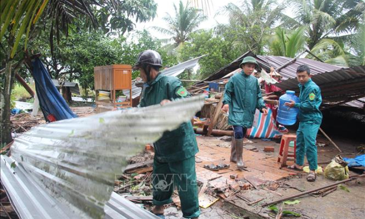 Các địa phương khẩn trương khắc phục hậu quả của bão số 2