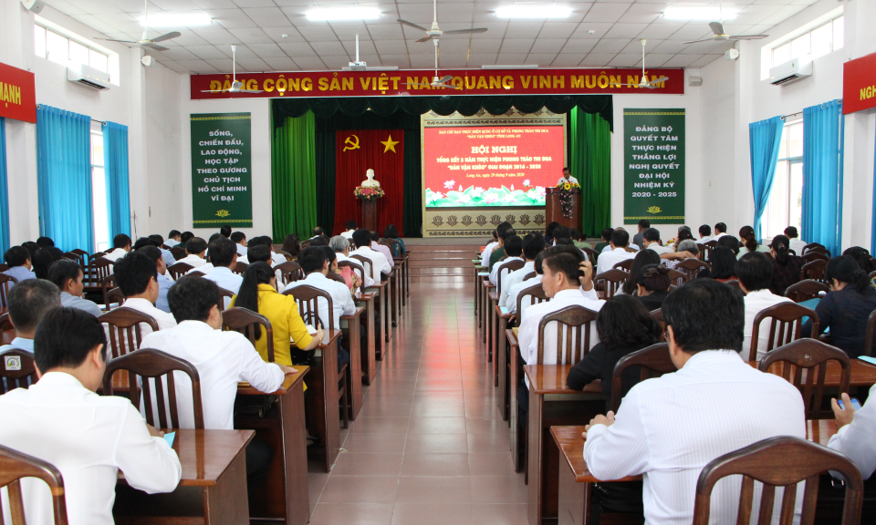 Tổng kết 5 năm thực hiện Phong trào thi đua “Dân vận khéo”, giai đoạn 2016 – 2020
