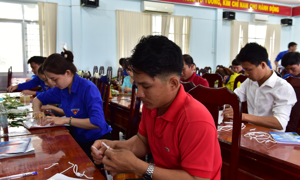 Tân Hưng: Tập huấn công tác đoàn-hội và hội thi cán bộ đoàn-hội giỏi, đoàn viên-hội viên tốt năm 2020