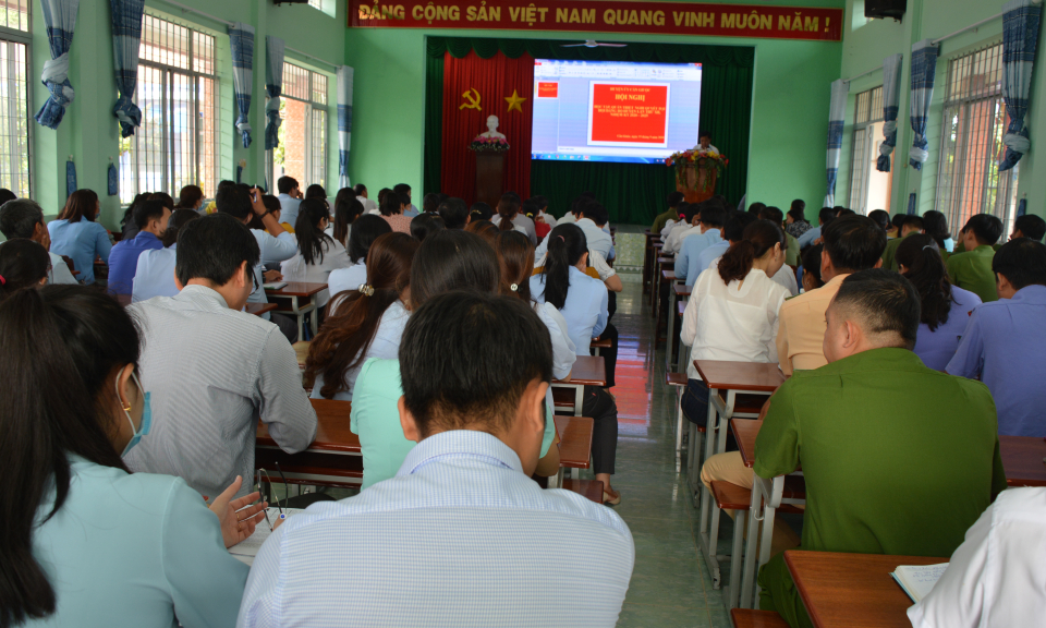 Triển khai Nghị quyết Đại hội Đảng bộ huyện Cần Giuộc lần thứ XII, nhiệm kỳ 2020-2025