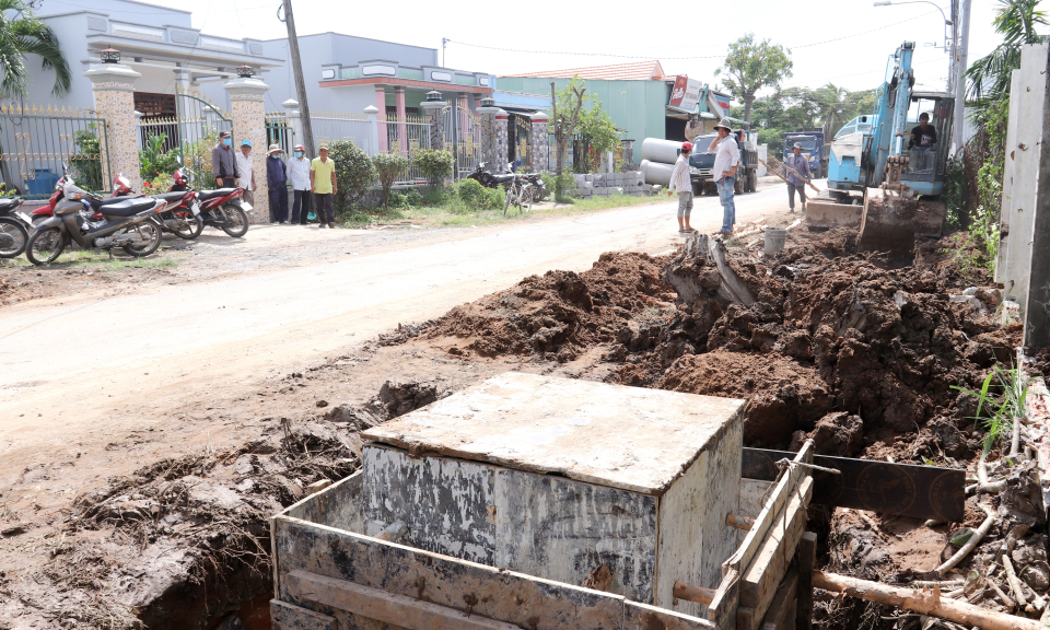 Đầu tư hơn 10 tỷ đồng chỉnh trang đô thị Thị trấn Cần Đước
