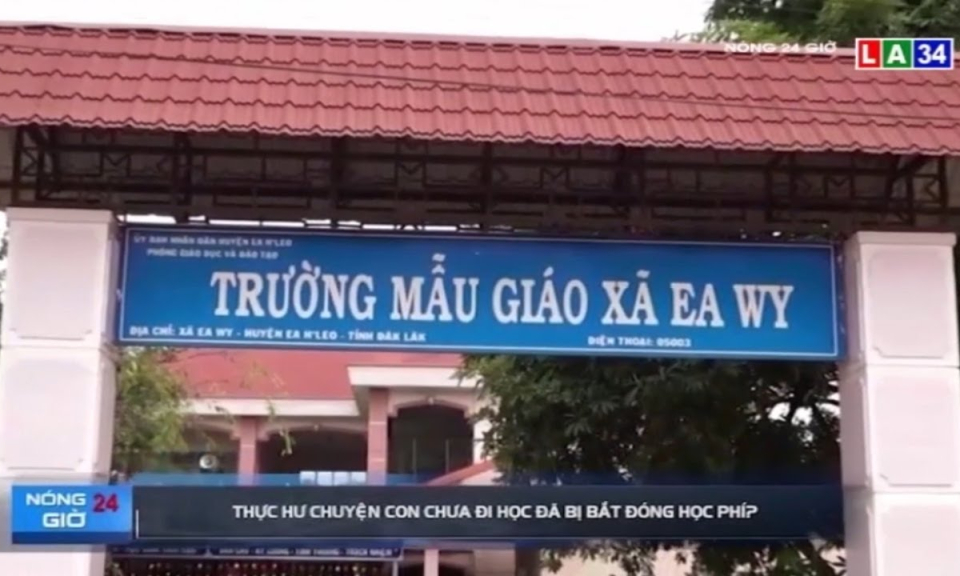 Thực hư chuyện con chưa đi học đã bị bắt đóng học phí?