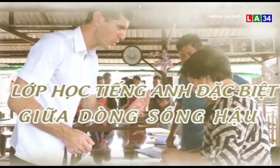 Lớp học tiếng Anh đặc biệt giữa dòng sông Hậu