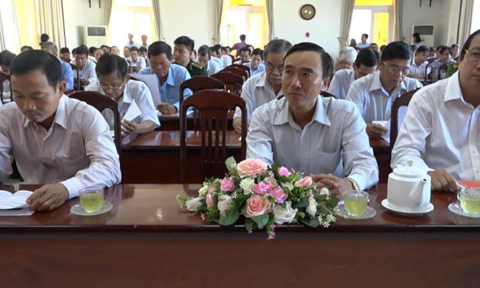 TX Kiến Tường: Quán triệt Nghị quyết ĐHĐB Đảng bộ thị xã lần thứ XII, nhiệm kỳ 2020-2025
