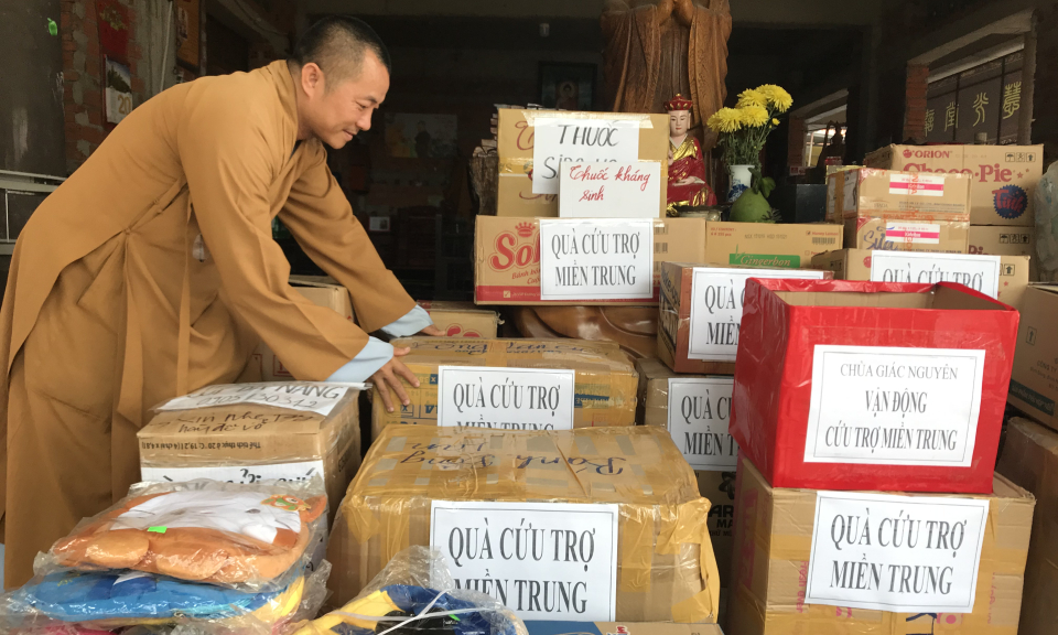 Cần Giuộc: Nhiều hoạt động thiết thực ủng hộ đồng bào miền Trung