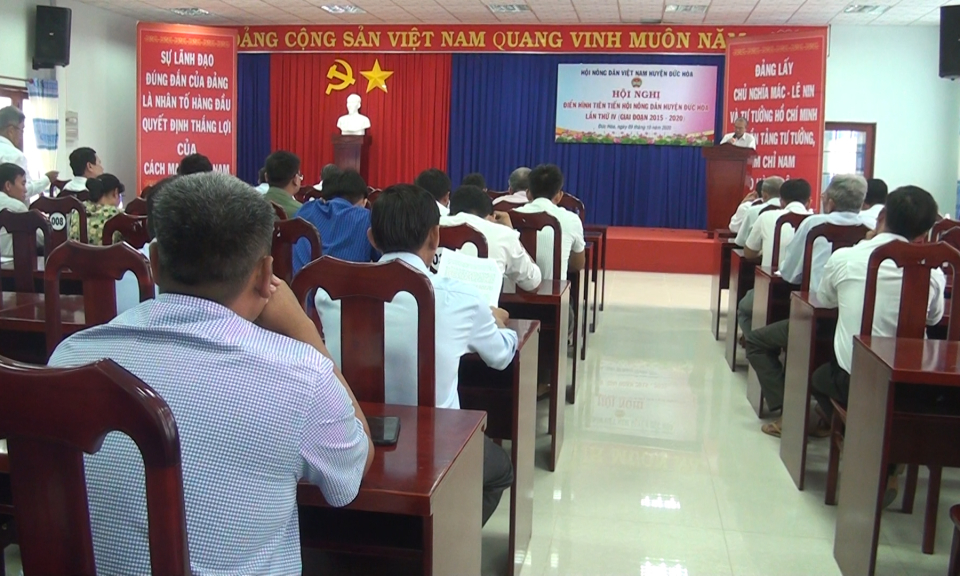 Đức Hòa: Hội nghị điển hình tiên tiến lần thứ IV, giai đoạn 2015-2020