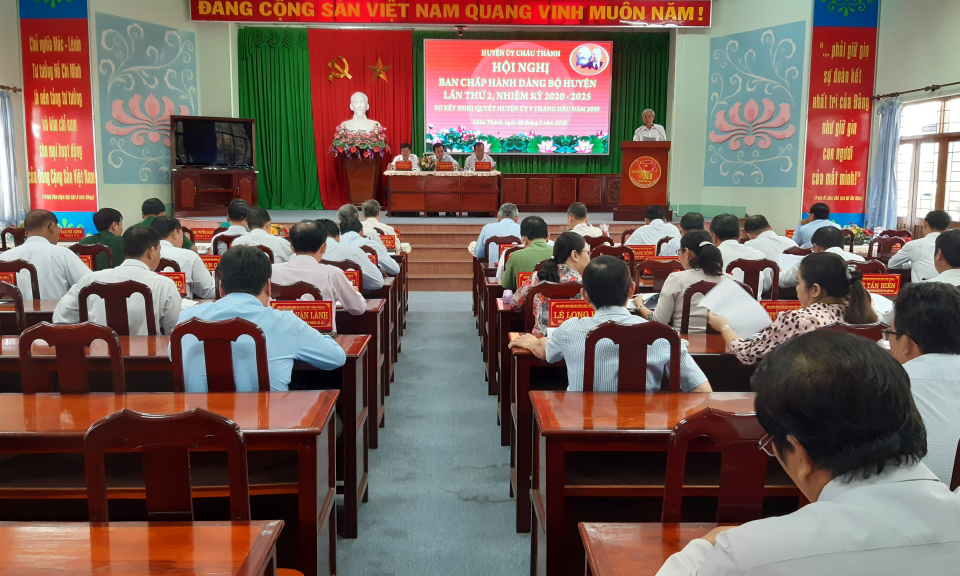 Hội nghị lần thứ 2 Ban Chấp hành huyện ủy huyện Châu Thành khoá XI