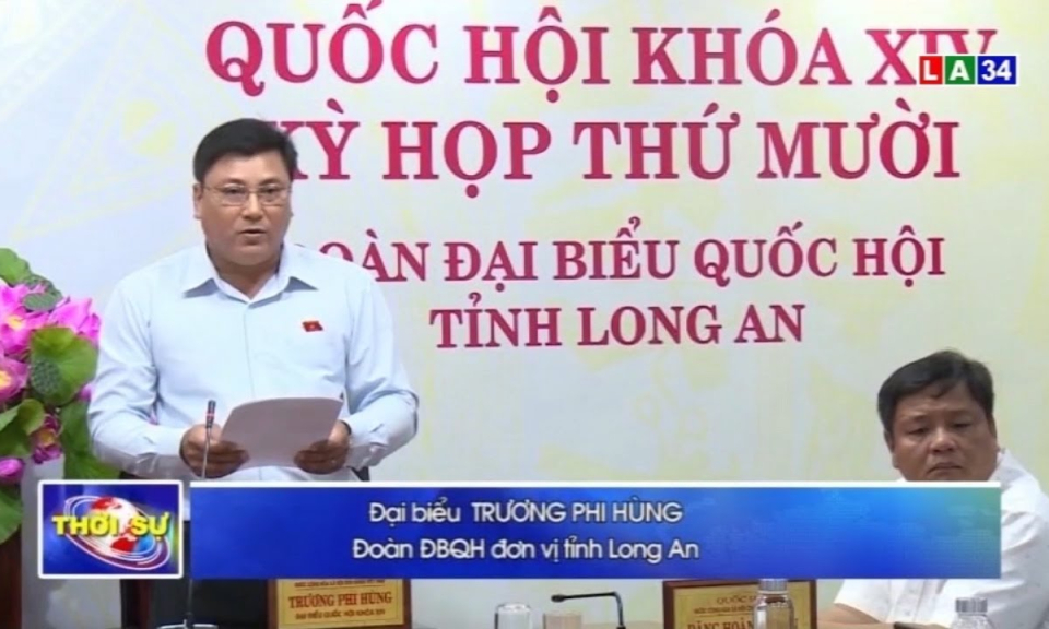 Đoàn ĐBQH Long An góp ý vào dự án Luật sửa đổi, bổ sung một số điều Luật Phòng, chống HIV/AIDS