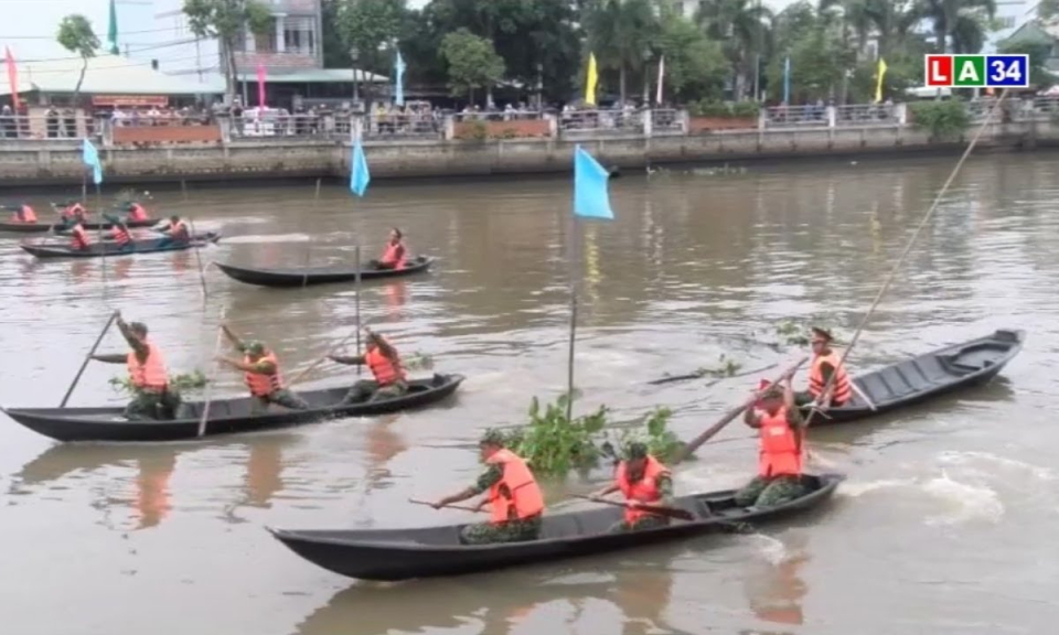 Long An: Hội thi đua xuồng ba lá