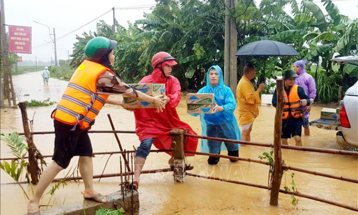 Hàng chục tỷ đồng hàng hóa được dự trữ để cung ứng cho người dân vùng lũ