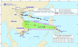 Dự báo áp thấp nhiệt đới vào biển Đông và khả năng mạnh thêm